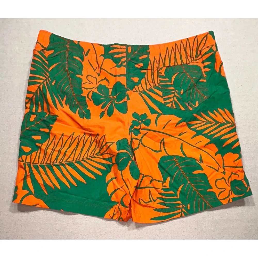 Vintage Polo‎ Sport Ralph Lauren Men's XL Swim Trunks Tropical Hibiscus Floral